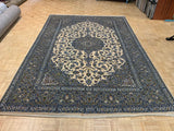 VINTAGE 8ft. x 12ft. TRADITIONAL KASHAN - David Tiftickjian & Sons