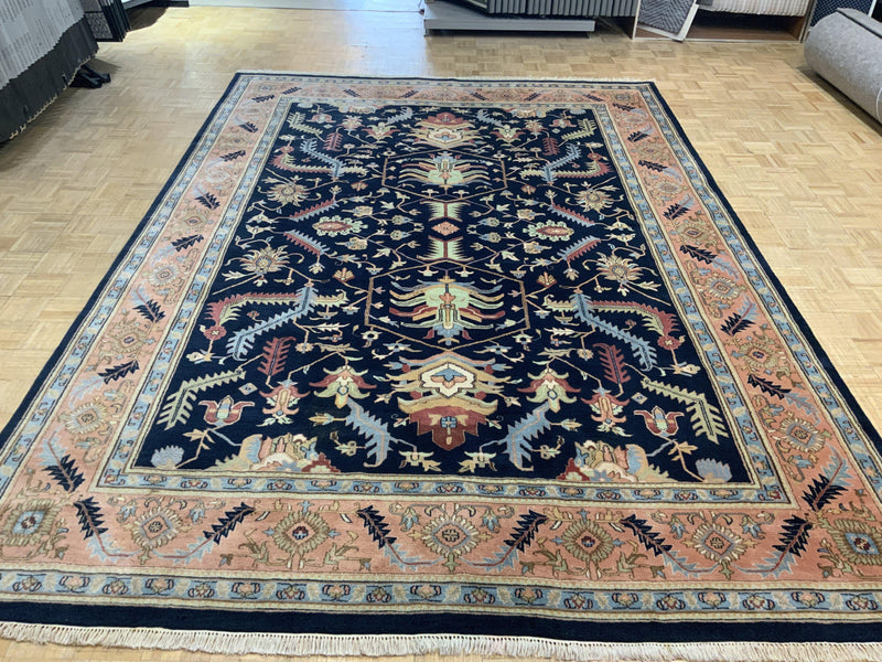 VINTAGE 8ft. x 12ft. TRANSITIONAL SERAPI - David Tiftickjian & Sons