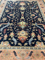 VINTAGE 8ft. x 12ft. TRANSITIONAL SERAPI - David Tiftickjian & Sons
