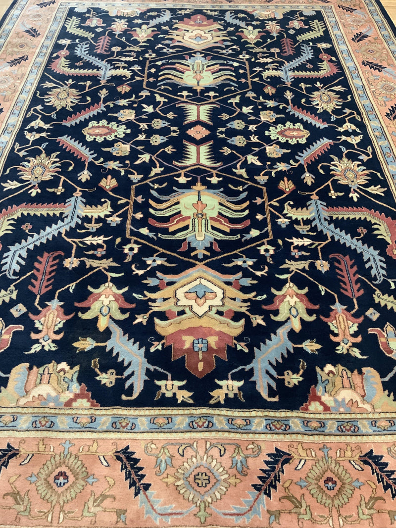 VINTAGE 8ft. x 12ft. TRANSITIONAL SERAPI - David Tiftickjian & Sons