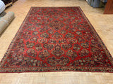 VINTAGE 8ft. x 13ft. TRADITIONAL SAROUK - David Tiftickjian & Sons