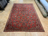 VINTAGE 8ft. x 13ft. TRADITIONAL SAROUK - David Tiftickjian & Sons