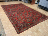 VINTAGE 8ft. x 13ft. TRADITIONAL SAROUK - David Tiftickjian & Sons