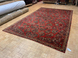 VINTAGE 8ft. x 13ft. TRADITIONAL SAROUK - David Tiftickjian & Sons