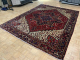 VINTAGE 9ft. x 11ft. GEOMETRIC HERIZ - David Tiftickjian & Sons