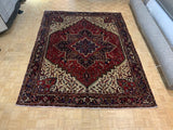 VINTAGE 9ft. x 11ft. GEOMETRIC HERIZ - David Tiftickjian & Sons