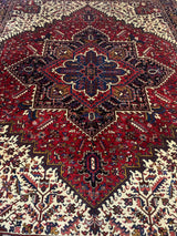 VINTAGE 9ft. x 11ft. GEOMETRIC HERIZ - David Tiftickjian & Sons