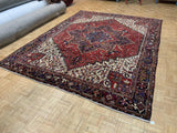VINTAGE 9ft. x 11ft. GEOMETRIC HERIZ - David Tiftickjian & Sons