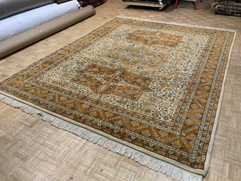 VINTAGE 9ft. x 11ft. TRANSITIONAL SHIRVAN - David Tiftickjian & Sons