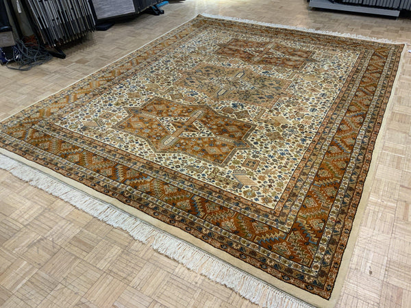 VINTAGE 9ft. x 11ft. TRANSITIONAL SHIRVAN - David Tiftickjian & Sons