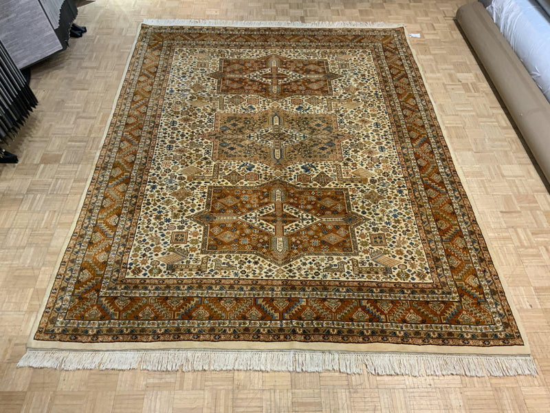 VINTAGE 9ft. x 11ft. TRANSITIONAL SHIRVAN - David Tiftickjian & Sons