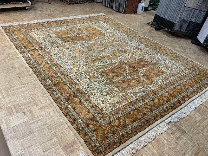 VINTAGE 9ft. x 11ft. TRANSITIONAL SHIRVAN - David Tiftickjian & Sons