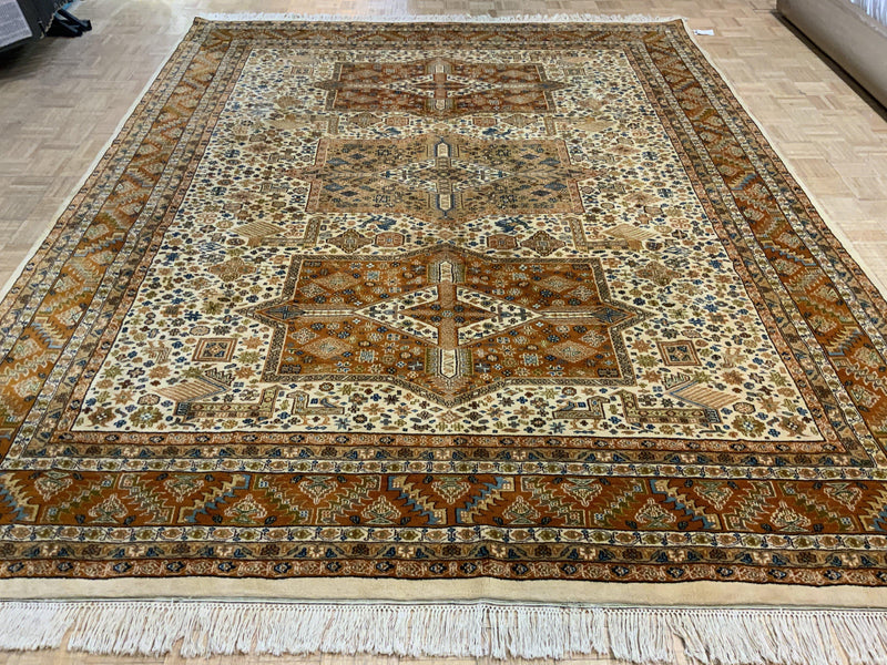 VINTAGE 9ft. x 11ft. TRANSITIONAL SHIRVAN - David Tiftickjian & Sons