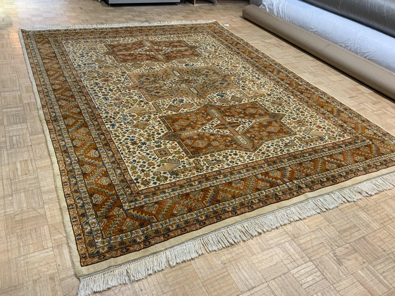 VINTAGE 9ft. x 11ft. TRANSITIONAL SHIRVAN - David Tiftickjian & Sons