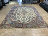 VINTAGE 9ft. x 12ft. FLORAL KERMAN - David Tiftickjian & Sons