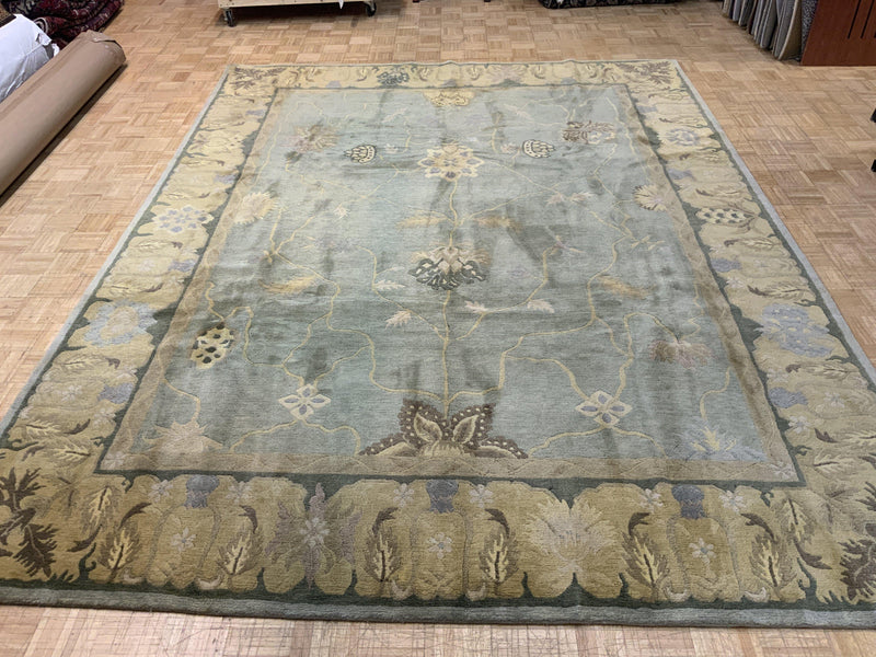 VINTAGE 9ft. x 12ft. FLORAL TUFENKIAN - David Tiftickjian & Sons