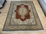 VINTAGE 9ft. x 12ft. TRADITIONAL TABRIZ - David Tiftickjian & Sons