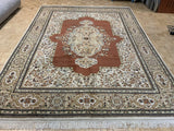 VINTAGE 9ft. x 12ft. TRADITIONAL TABRIZ - David Tiftickjian & Sons