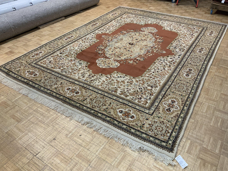 VINTAGE 9ft. x 12ft. TRADITIONAL TABRIZ - David Tiftickjian & Sons