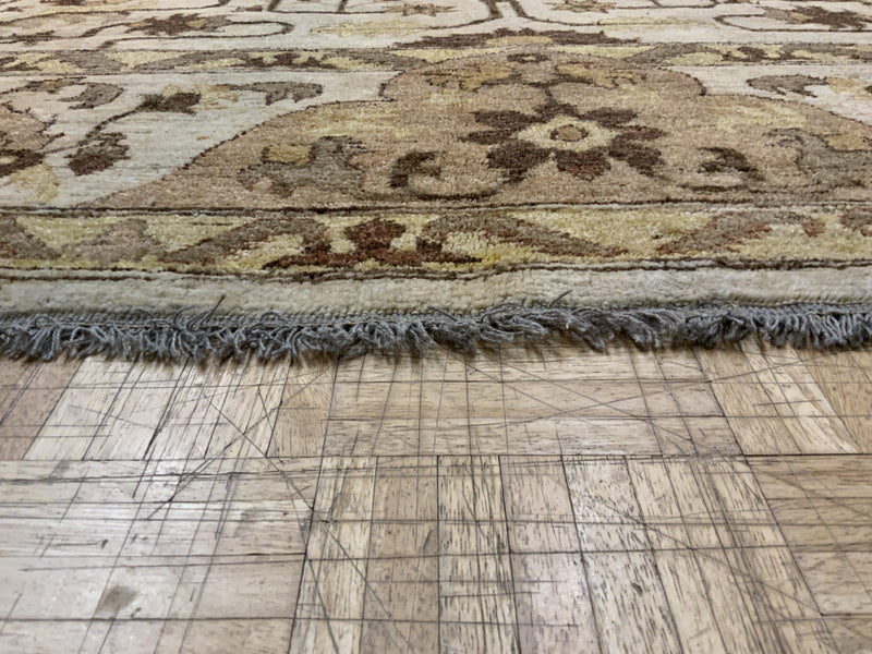 VINTAGE 9ft. x 12ft. TRANSITIONAL OUSHAK - David Tiftickjian & Sons