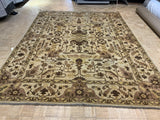 VINTAGE 9ft. x 12ft. TRANSITIONAL OUSHAK - David Tiftickjian & Sons