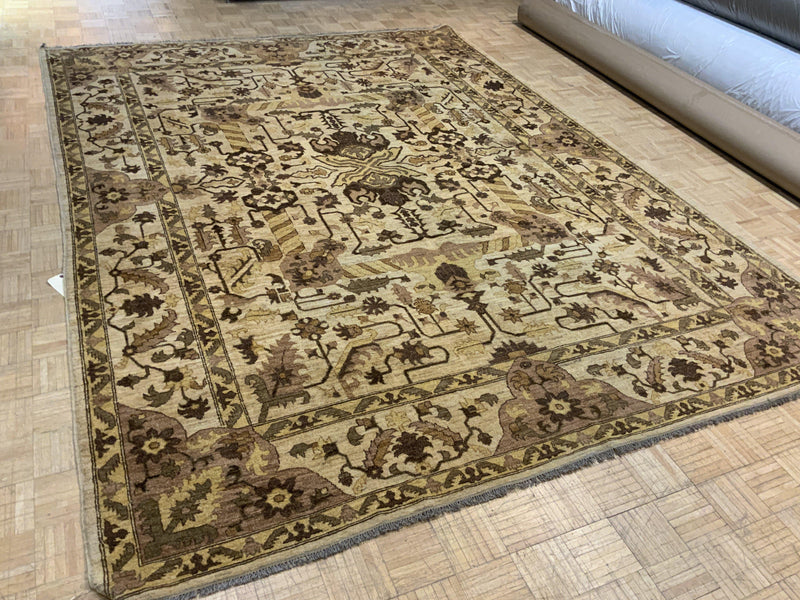 VINTAGE 9ft. x 12ft. TRANSITIONAL OUSHAK - David Tiftickjian & Sons