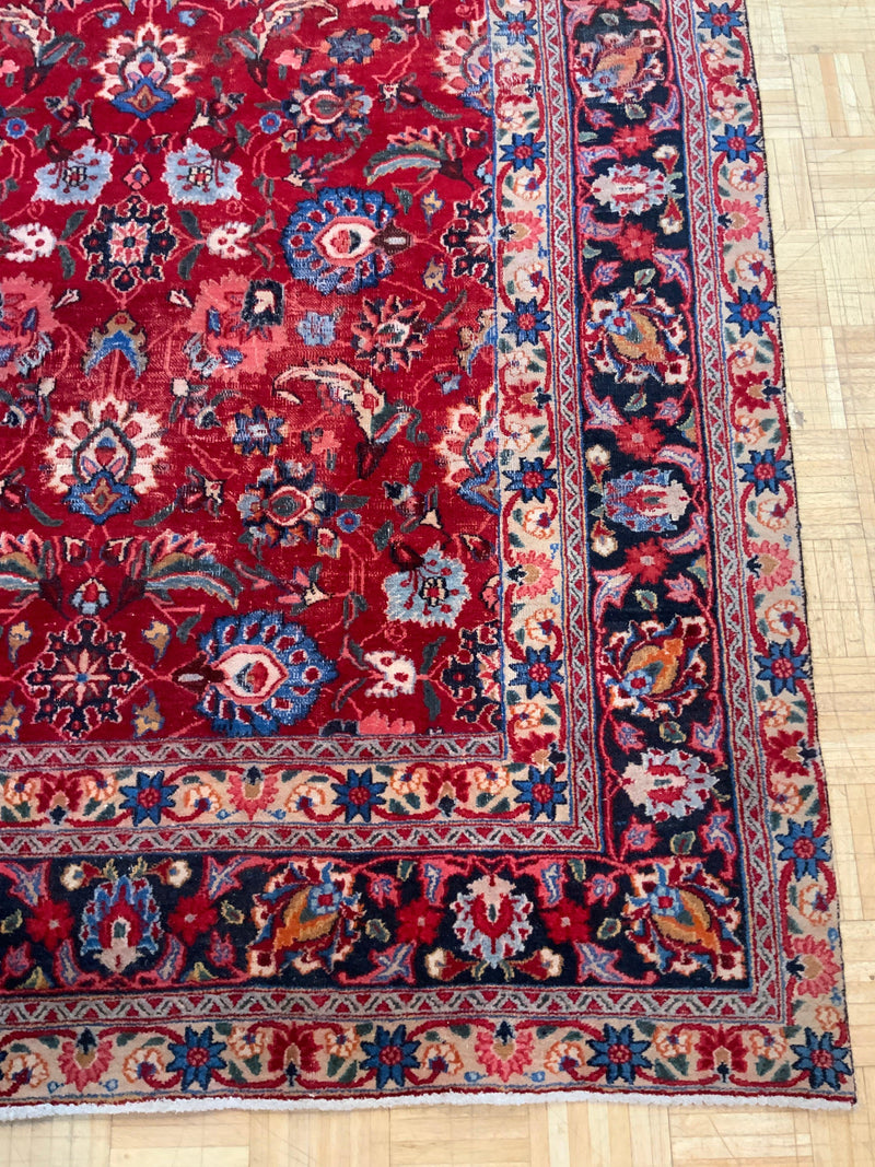 VINTAGE 9ft. x 13ft. TRANSITIONAL BIDJAR - David Tiftickjian & Sons
