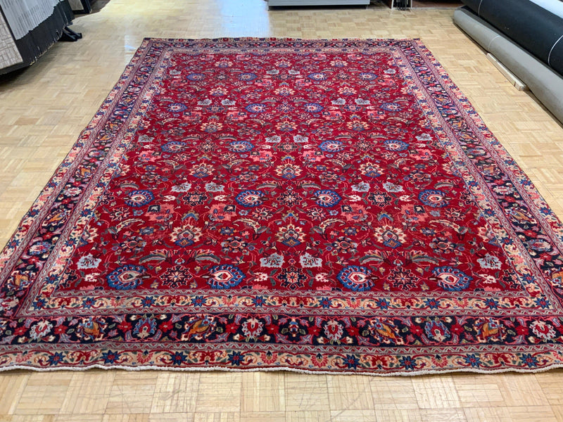 VINTAGE 9ft. x 13ft. TRANSITIONAL BIDJAR - David Tiftickjian & Sons