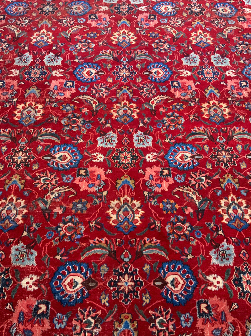 VINTAGE 9ft. x 13ft. TRANSITIONAL BIDJAR - David Tiftickjian & Sons